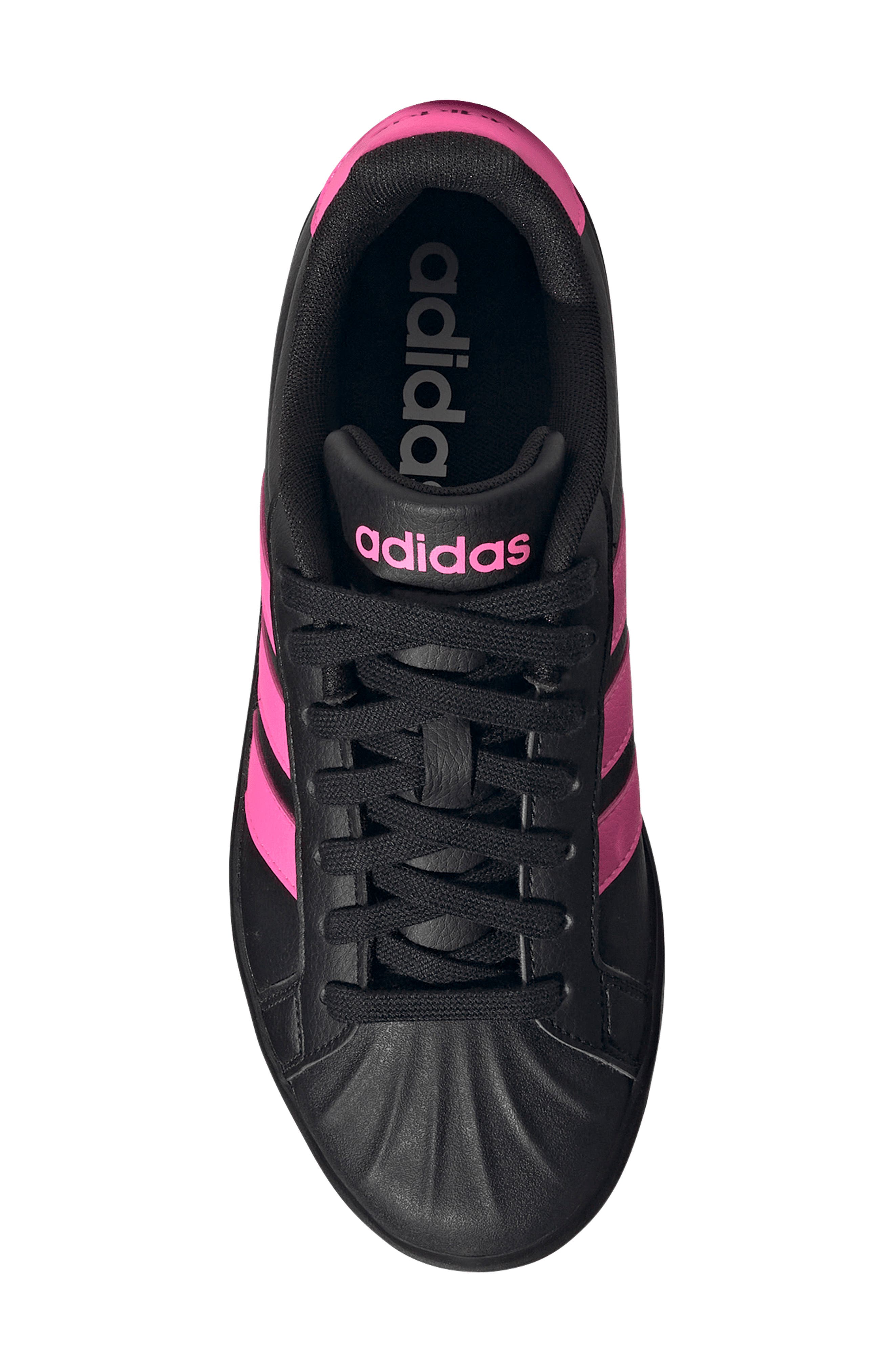 adidas Streettalk Sneaker, Alternate, color, Black/ Lucid Pink/ Black