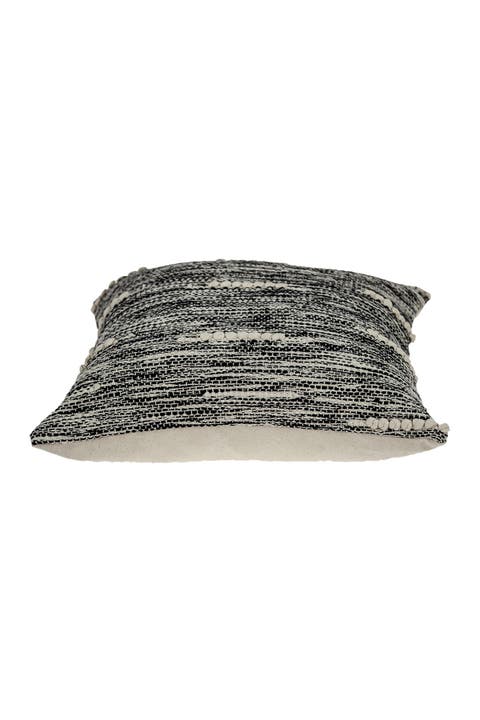 Fresa Transitional Beige Throw Pillow