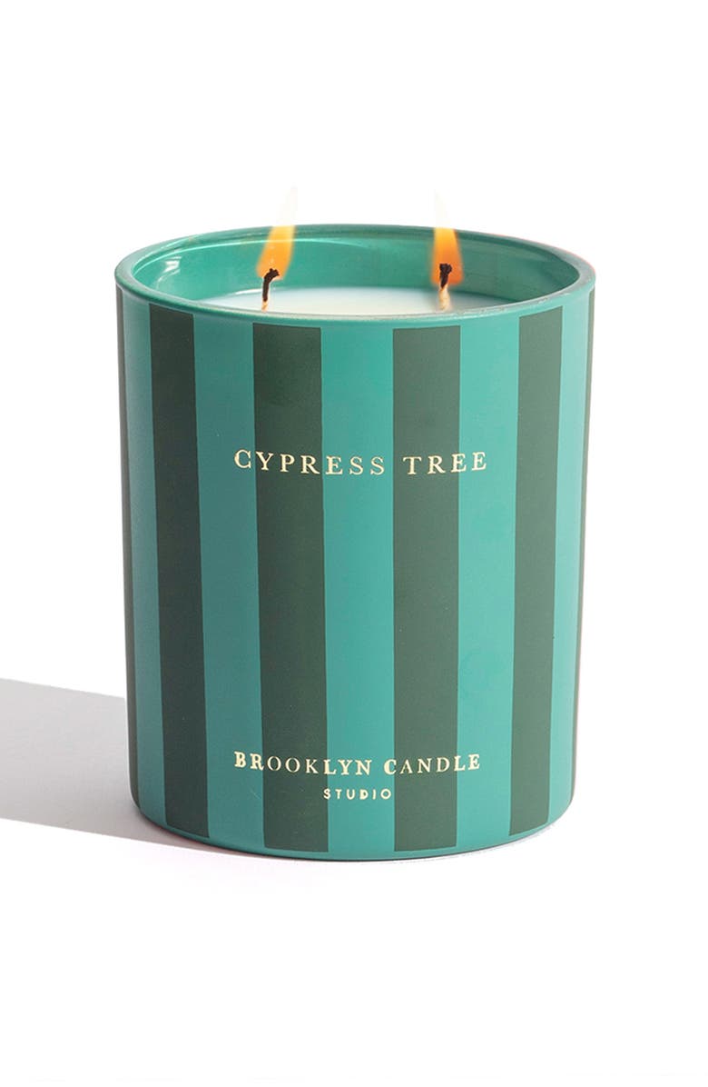 BROOKLYN CANDLE STUDIO Cypress Tree Holiday Candle, Main, color, Cypress Tree
