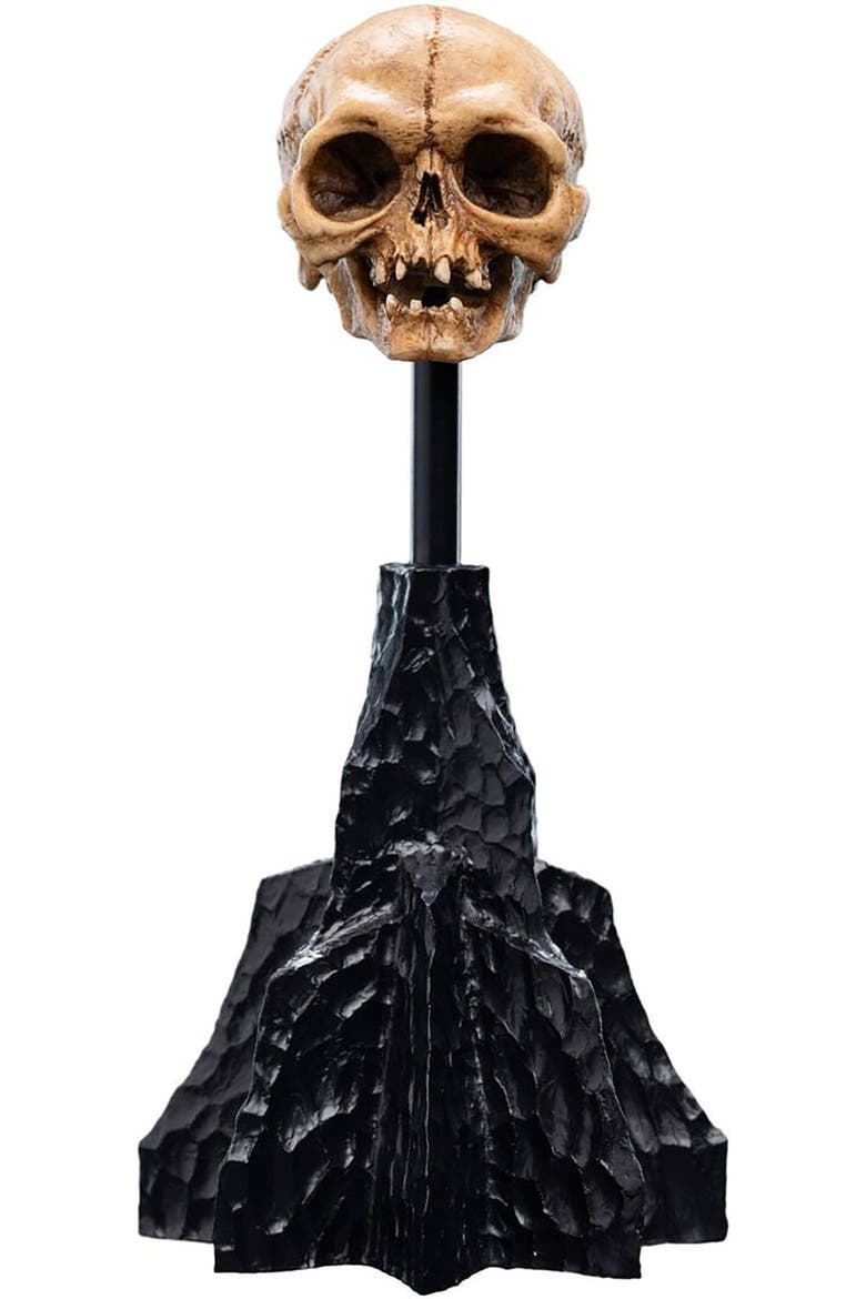Lotr - Skull Of Gollum Polystone Statue, Main, color, Multicolor