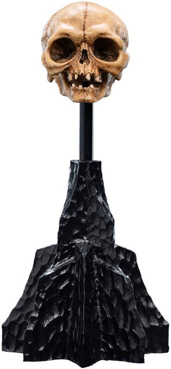 Lotr - Skull Of Gollum Polystone Statue