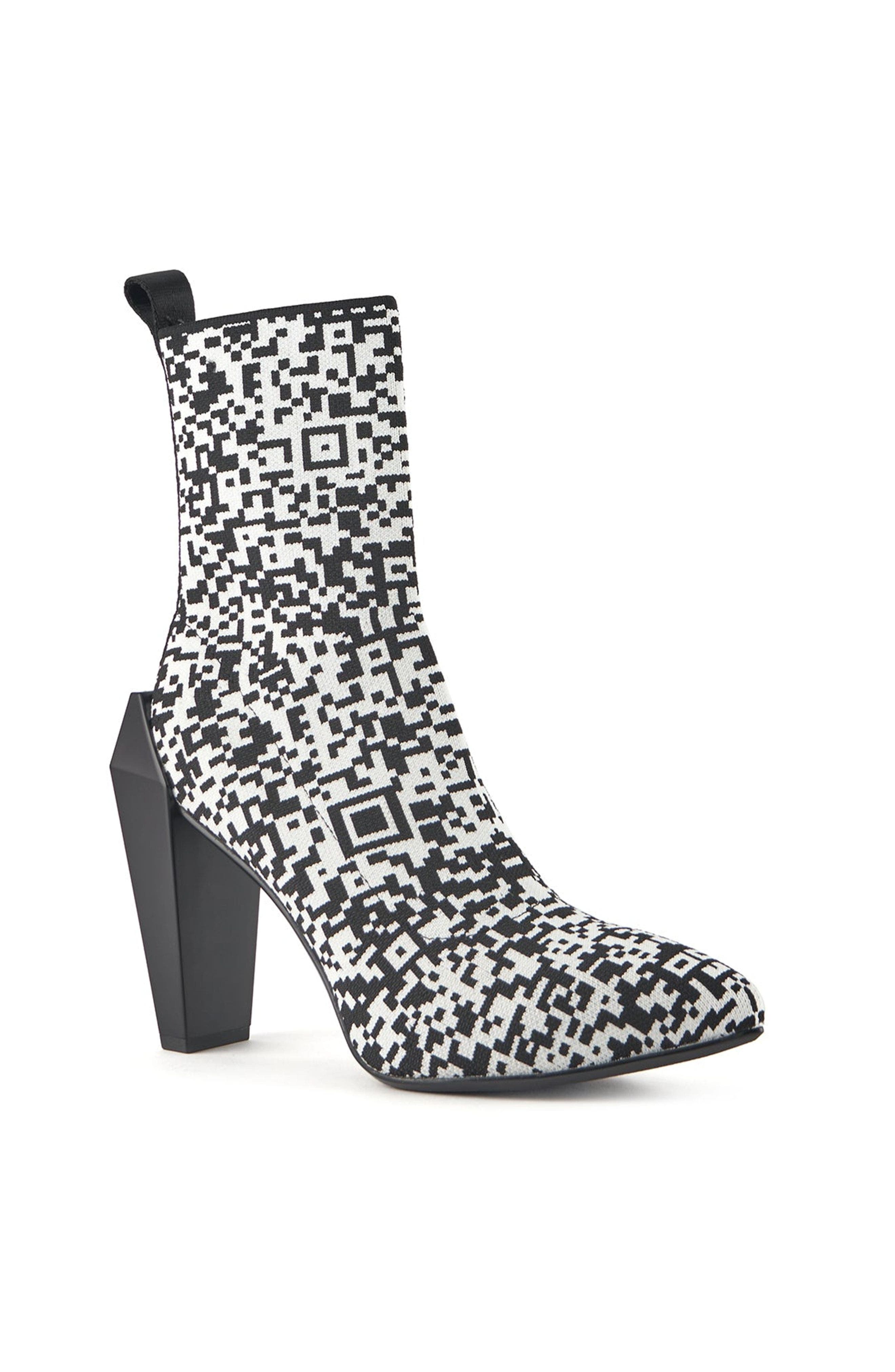 United Nude Gem Platform Sock Bootie, Alternate, color, Qr