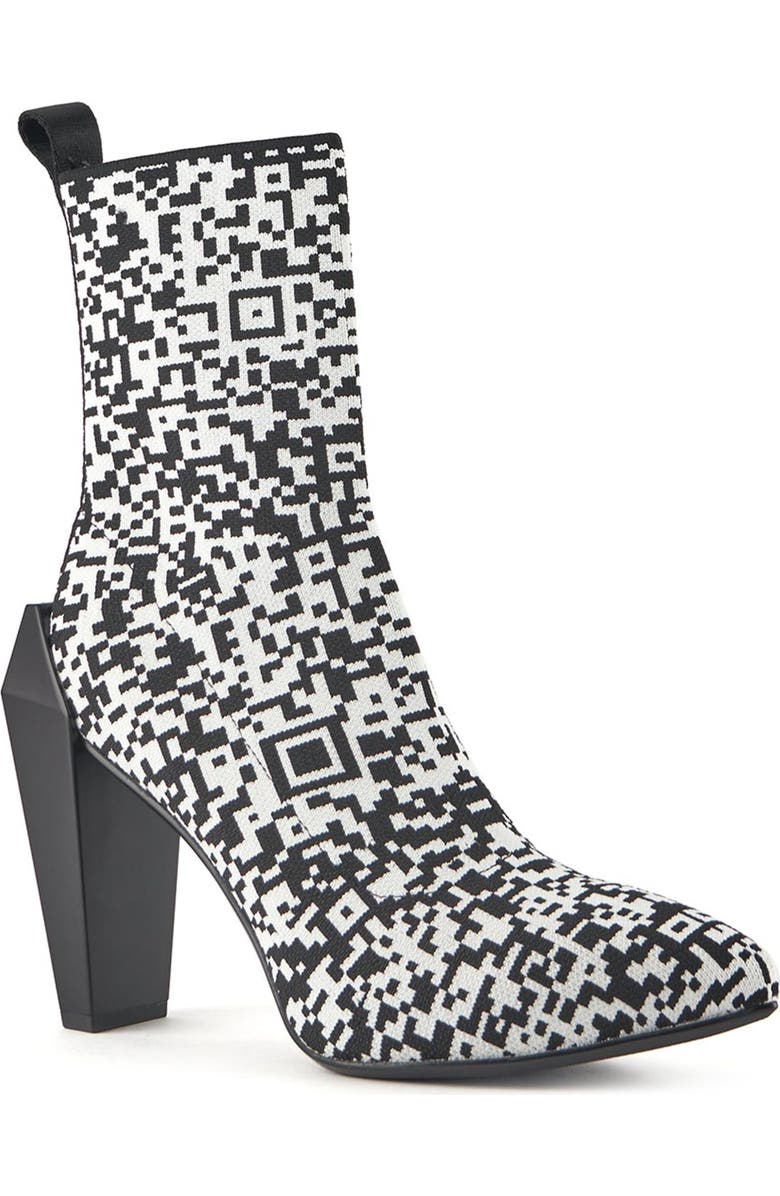 United Nude Gem Platform Sock Bootie, Alternate, color, Qr