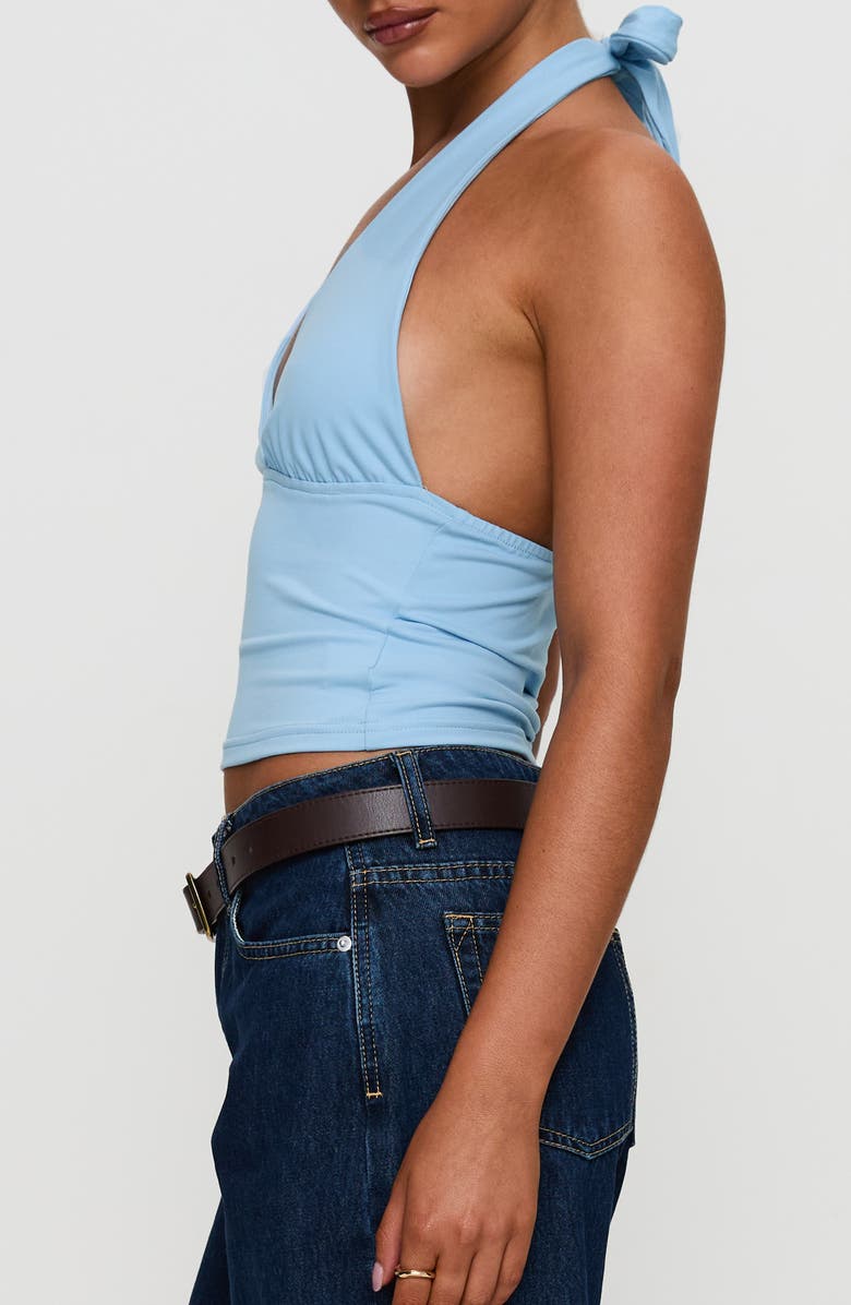 Princess Polly Whimsy Halter Top, Alternate, color, Blue