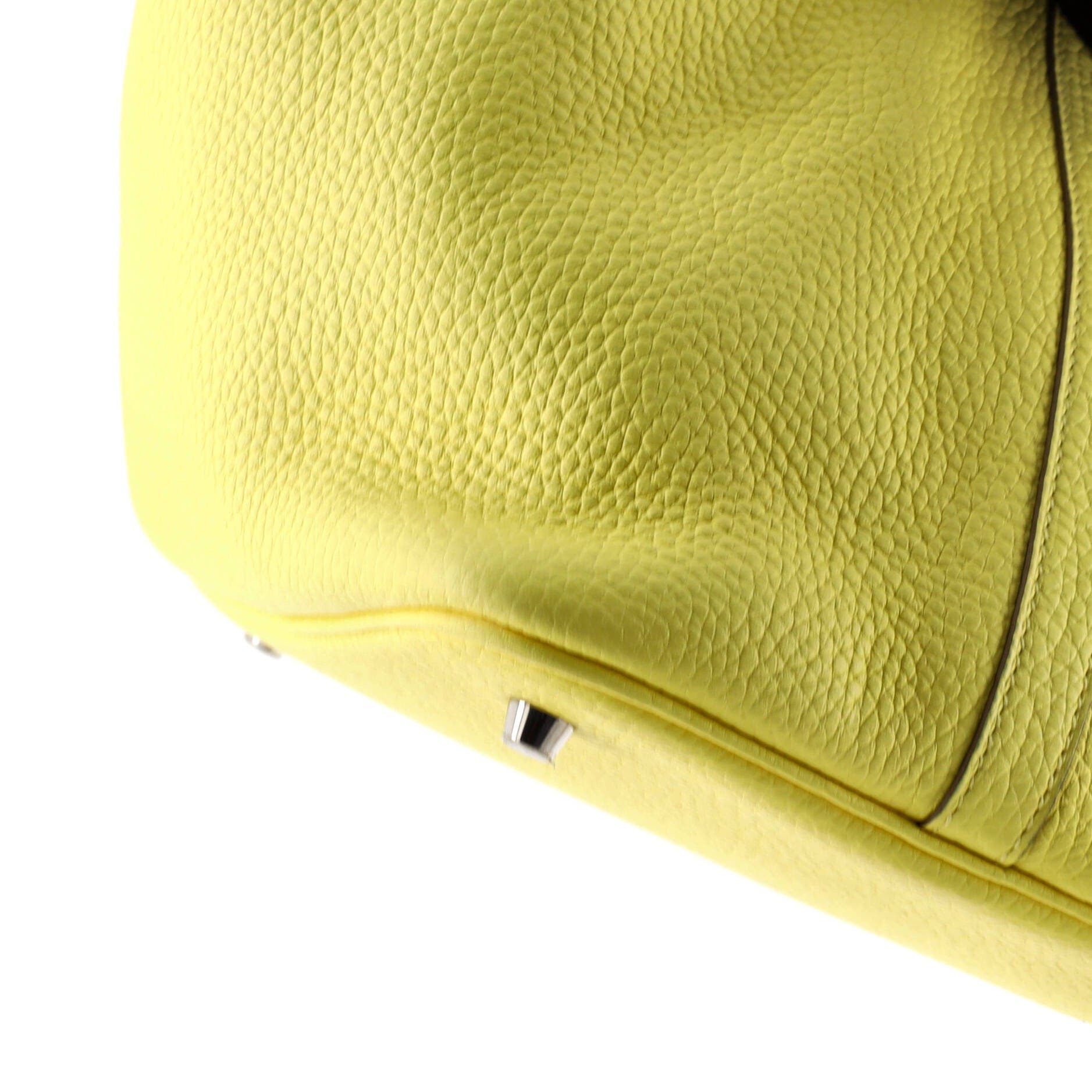 Pre-Owned Hermes Picotin Lock Bag Clemence MM, Alternate, color, Lime