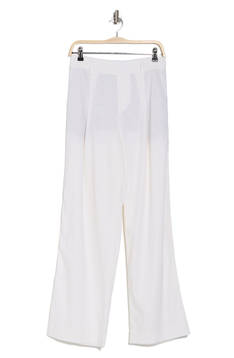 Vince Dark Water Pull-On Pants, Alternate, color, Optic White