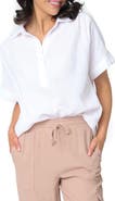 GIBSONLOOK All Day Cotton Gauze Popover Shirt