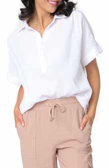 All Day Cotton Gauze Popover Shirt