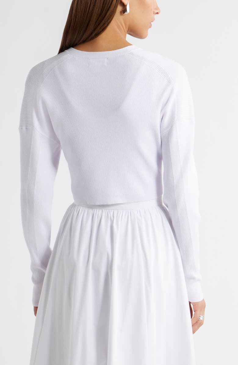 Open Edit Bolero Cardigan, Alternate, color, White