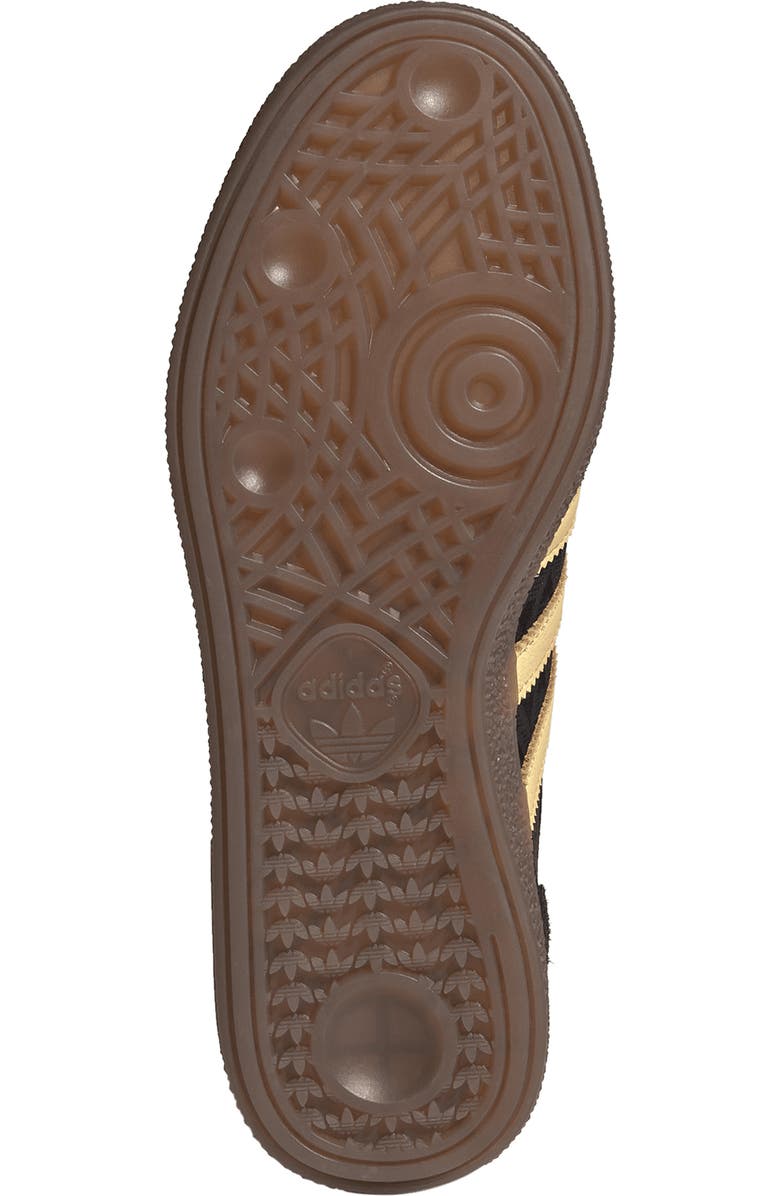 adidas Handball Spezial Sneaker, Alternate, color, Core Black/ Orange Tint/ Gum5