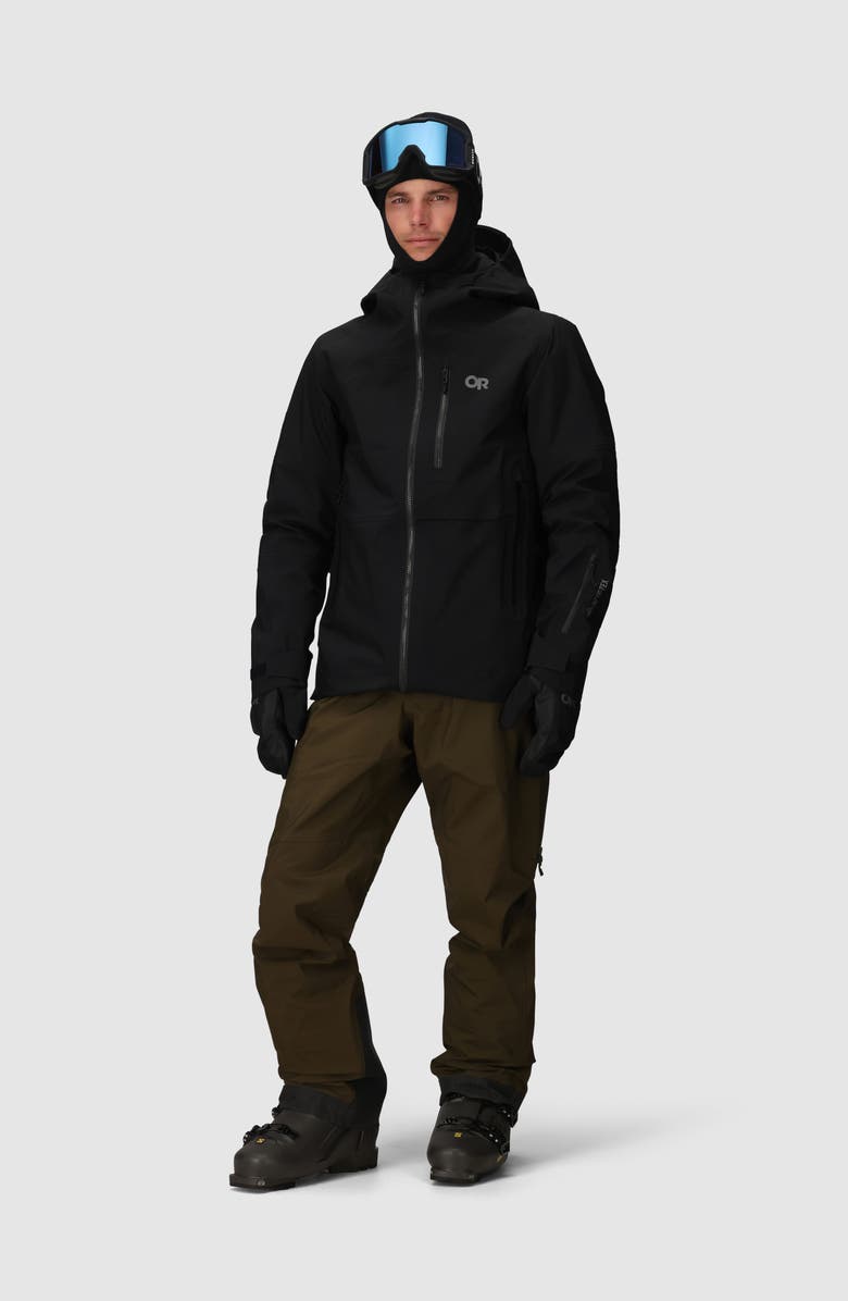Outdoor Research Hemispheres Team Gore-Tex<sup>®</sup> Waterproof Jacket, Alternate, color, Black
