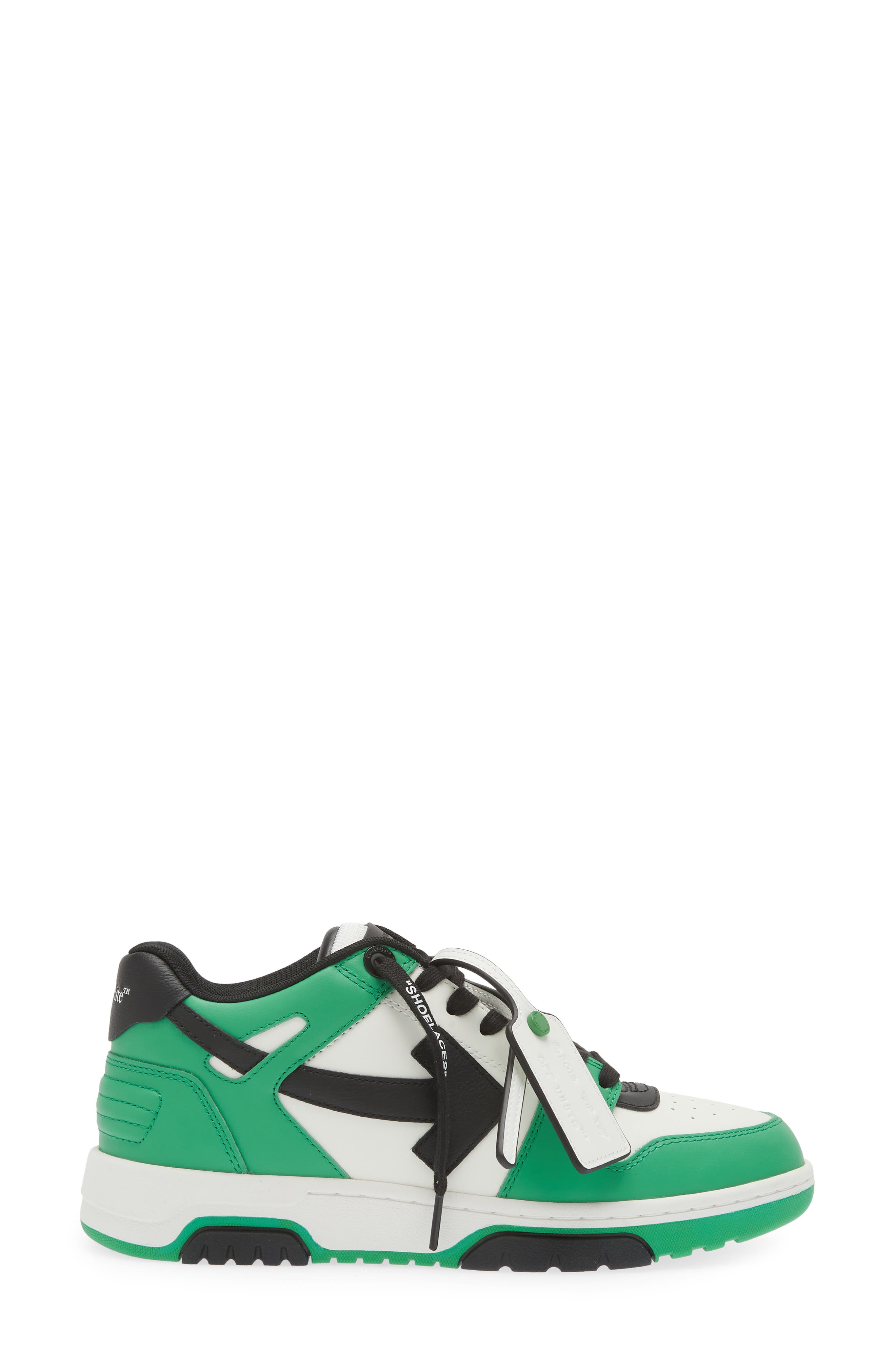 Off-White Out of Office Low Top Sneaker, Alternate, color, Green Black