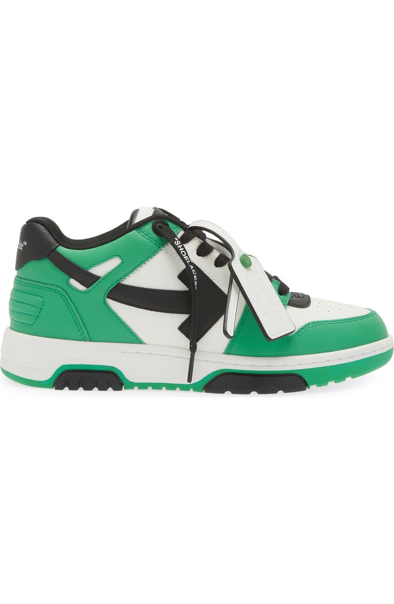 Off-White Out of Office Low Top Sneaker, Alternate, color, Green Black