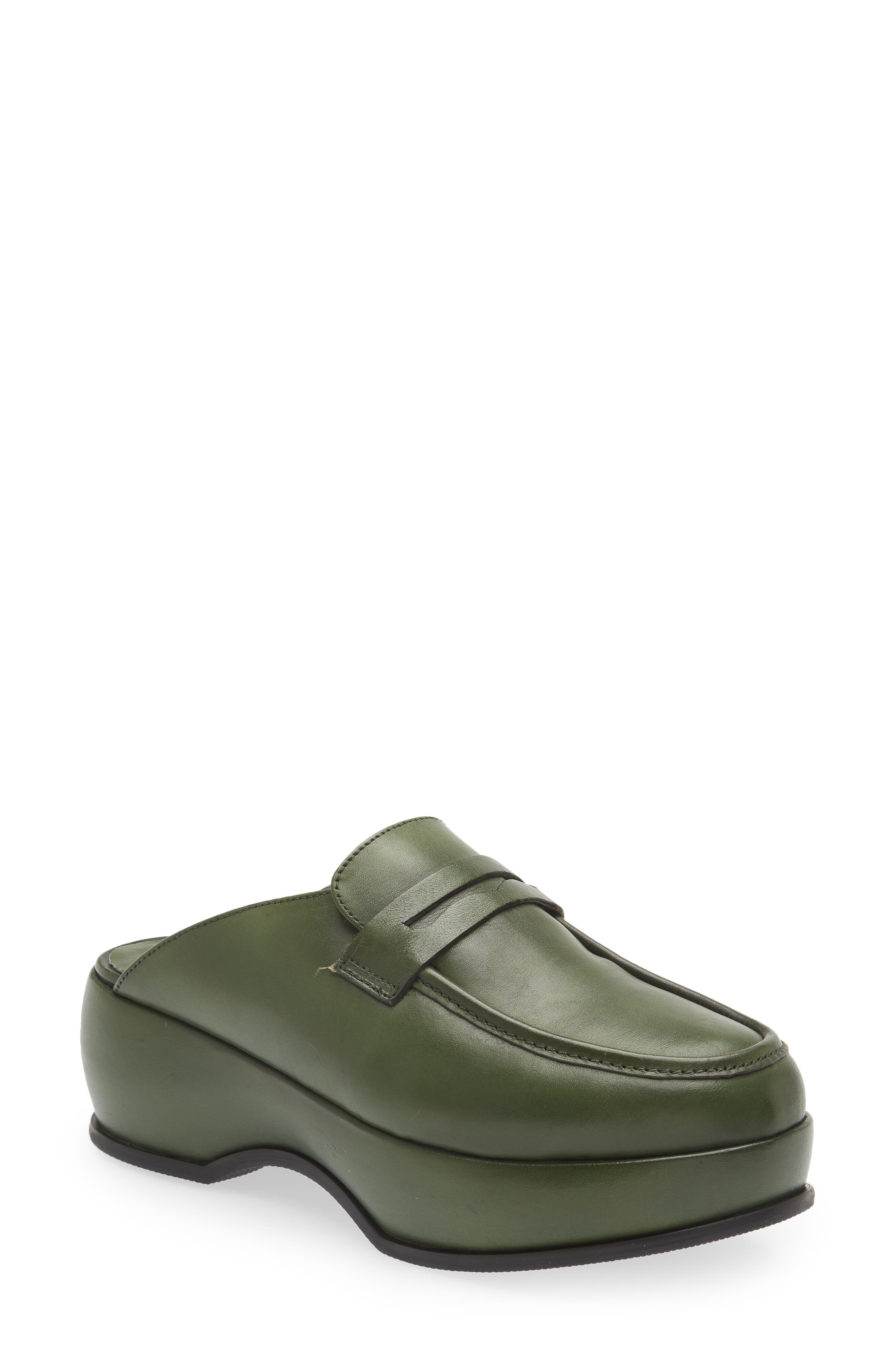 Winston Platform Loafer Mule, Main, color, SEA GARDEN