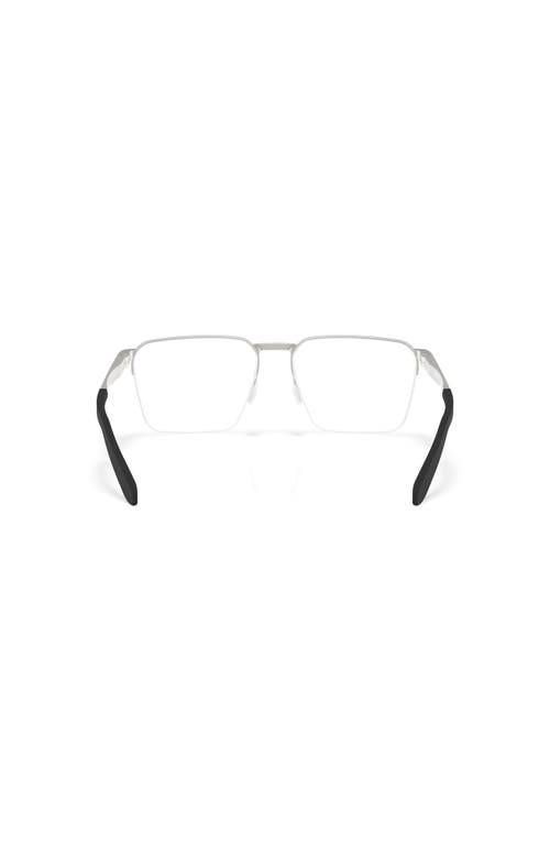 Costa 57mm Square Optical Glasses In Silver