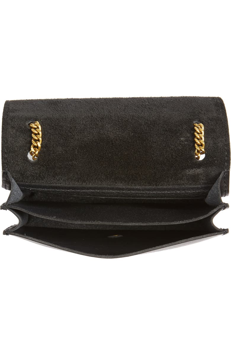 Madewell Chain Leather Crossbody Bag, Alternate, color,