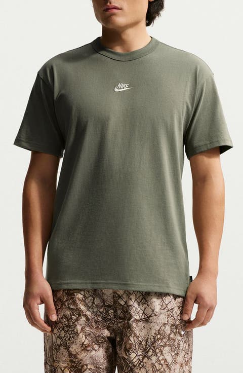 Sportswear Embroidered Swoosh Cotton T-Shirt