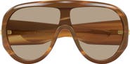 Bottega Veneta 99mm Pilot Sunglasses