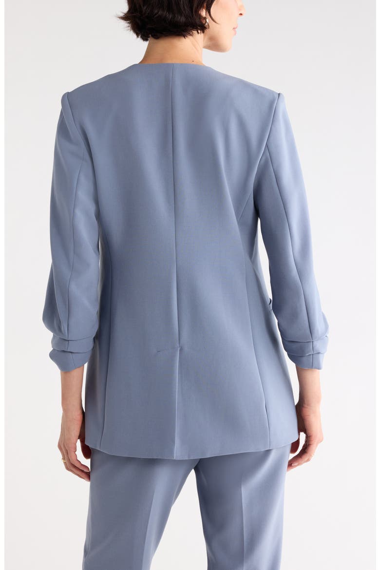 Slim Cinched Sleeve Blazer, Alternate, color, GREY FOLKSTONE