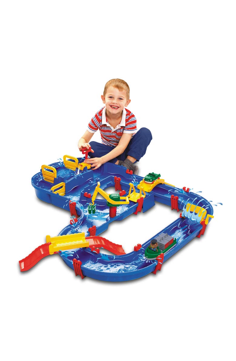 BIG Spielwarenfabrik, brand Aquaplay Big Spielwarenfabrik, Megabridge Water Playset, Alternate, color, Multicolored