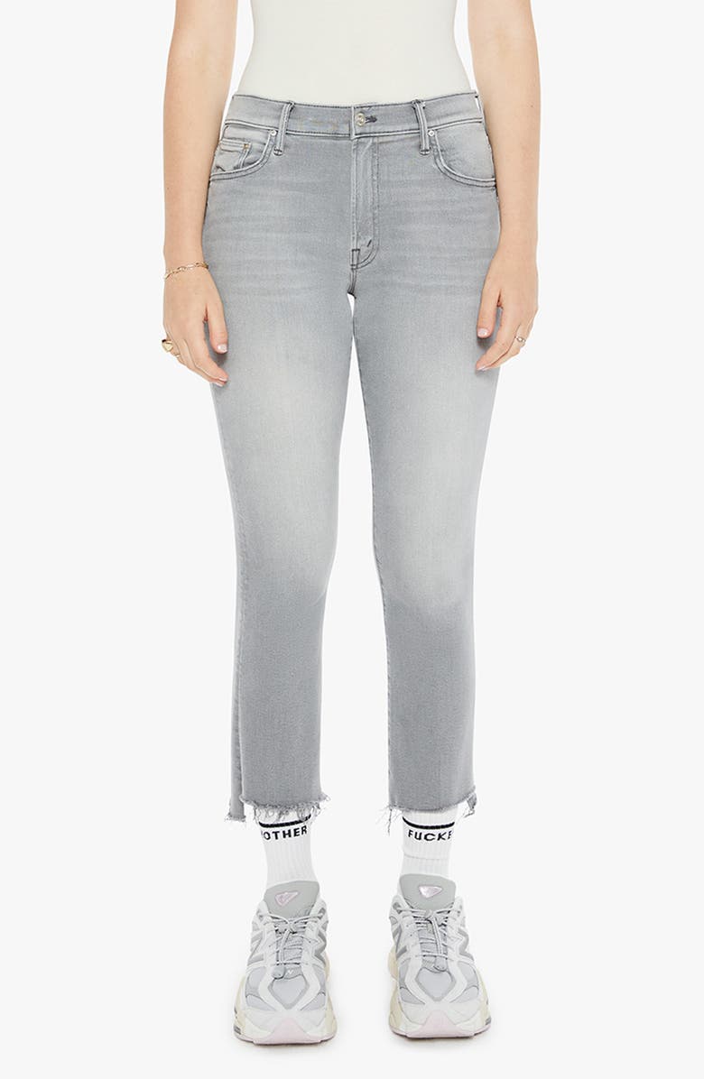 MOTHER The Insider Step Hem Crop Bootcut Jeans, Main, color, Noted