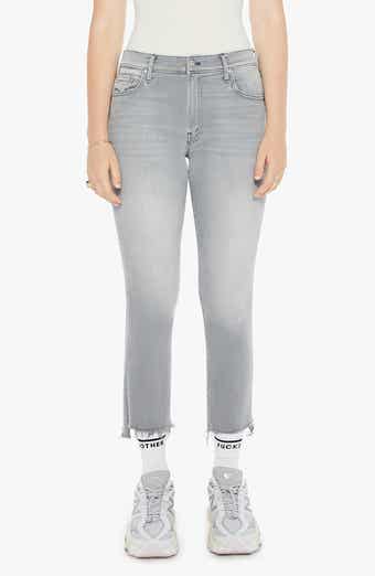 MOTHER The Insider Step Hem Crop Bootcut Jeans