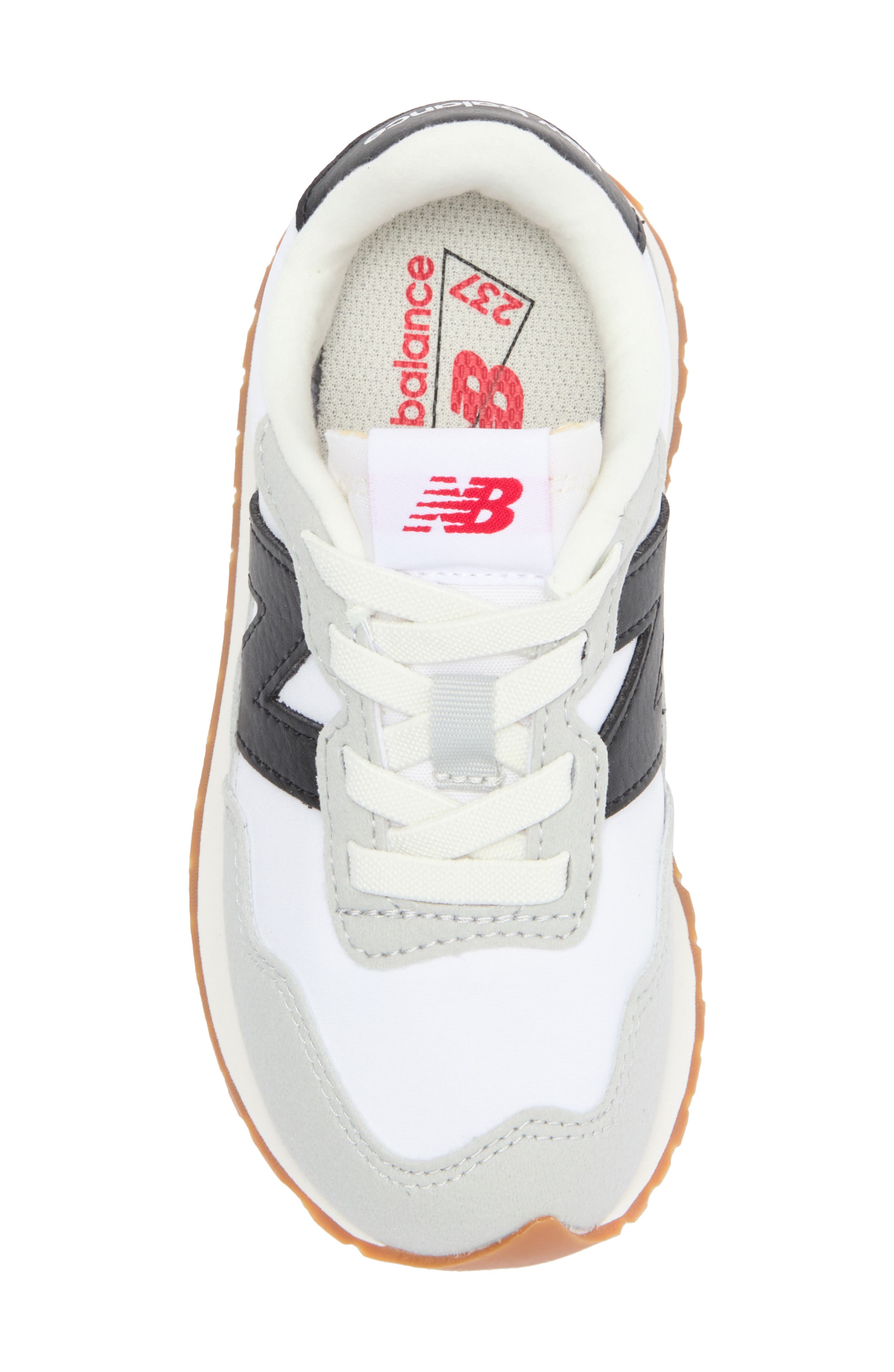 New Balance Kids' 237 Sneaker, Alternate, color, White/ Black