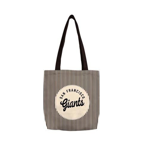 Logo Brands Black San Francisco Giants Classic Canvas Tote