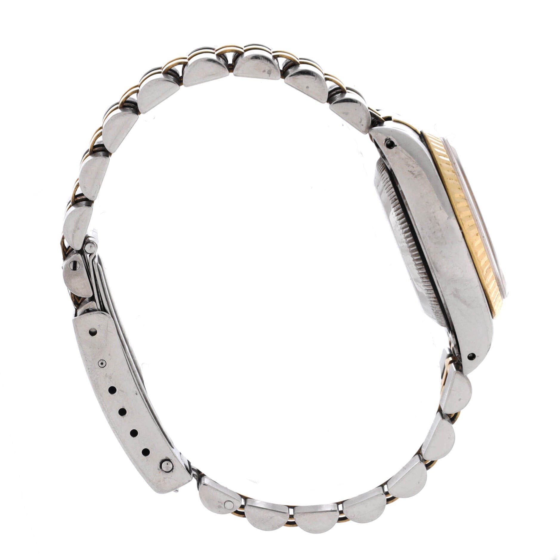Oyster Perpetual Datejust Automatic Watch Stainless Steel and Yellow Gold 26, Alternate, color, Metallic Silver