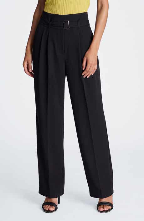 Belted Wide Leg Pants