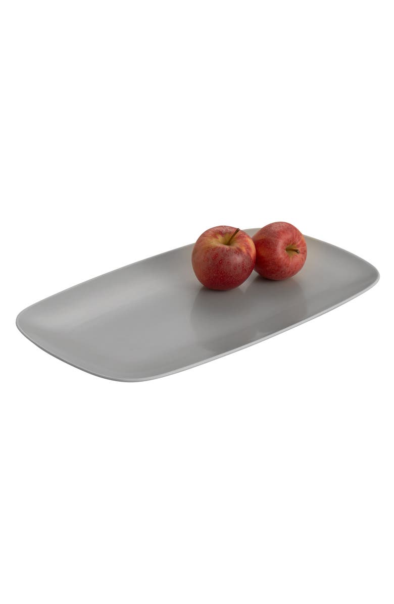Nambé POP Rectangular Platter, Alternate, color, Slate