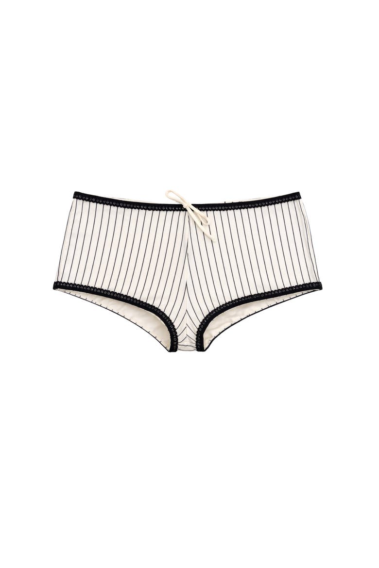 Tiger Lily Bikini Bottom, Main, color, Cream Stripe