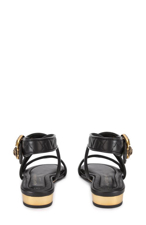 Kurt Geiger London Mayfair Ankle Strap Sandal In Charcoal