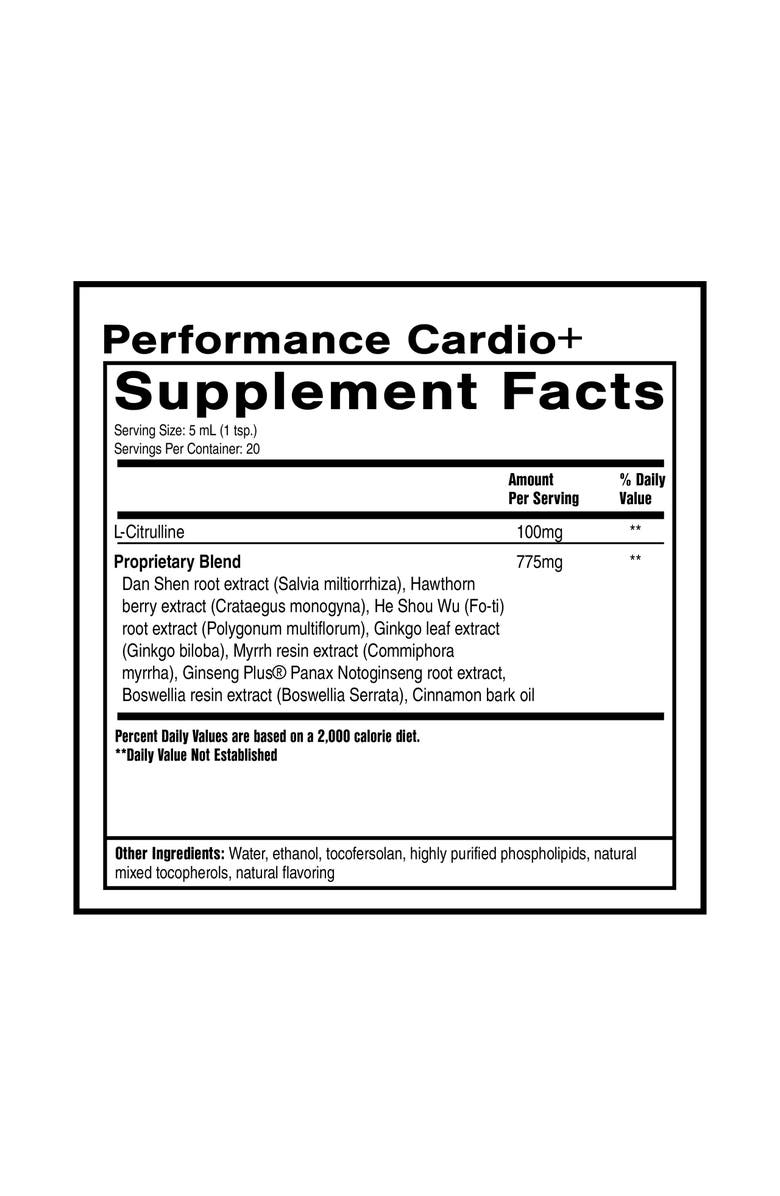 Quicksilver Scientific Performance Cardio Hawthorn Berry He Shou Wu and Ginseng Supplement, Alternate, color, NO COLOR