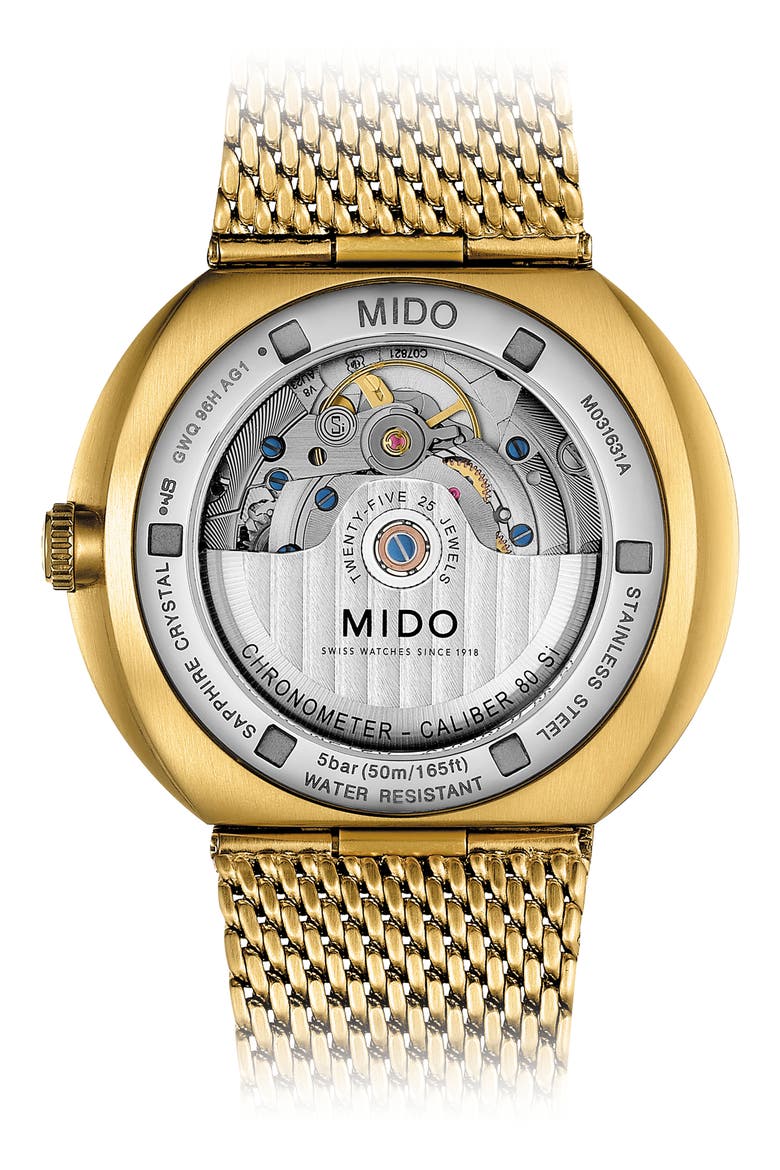 Commander II Stainless Steel Strap Watch, Alternate, color, ROSE GOLD/ YELLOW/ SILVER