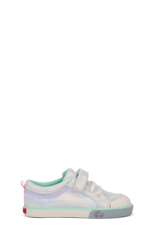 See Kai Run Kristin Sneaker In Silver Metallic
