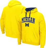 COLOSSEUM Men's Colosseum Maize Michigan Wolverines Big & Tall Arch & Logo 2.0 Pullover Hoodie
