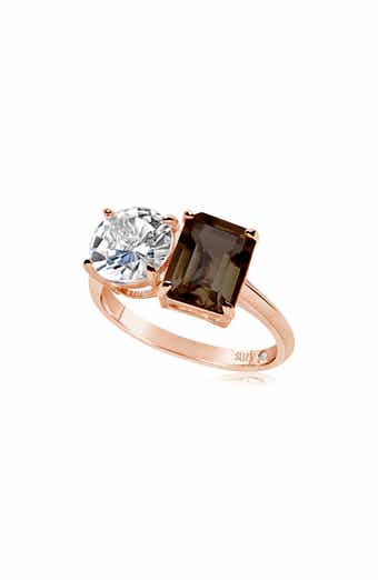Sterling Silver Two-Stone Ring