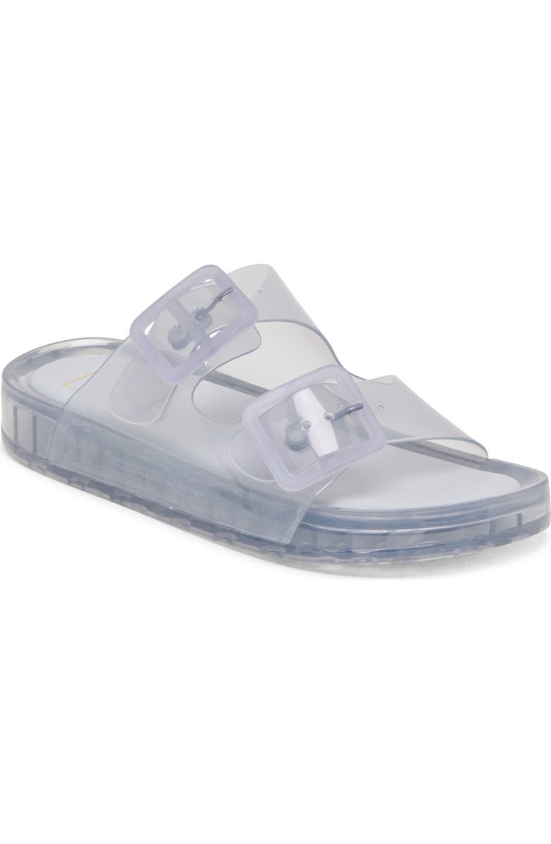 Dolce Vita Julio Jelly Sandal, Main, color, Dusty Blue Vinyl