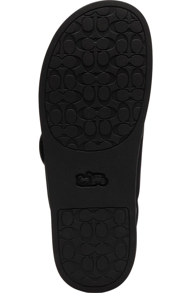 COACH Sculpted C Slingback Sandal, Alternate, color, Black