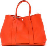 Pre-Owned Hermes Garden Party Tote Leather 36