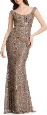 Dress the Population Josie Sequin Mermaid Gown