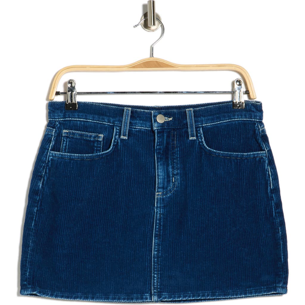 L'agence Paris Corduroy Miniskirt In Blue