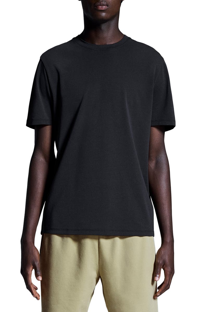 On Focus-T Performance Running T-Shirt, Main, color, Black