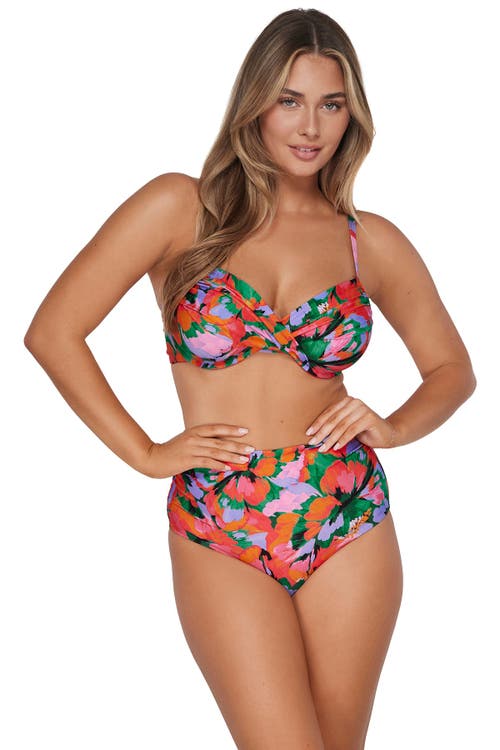 SUNSETS SUNSETS CAPRI HIGH WAIST BIKINI SWIM BOTTOMS