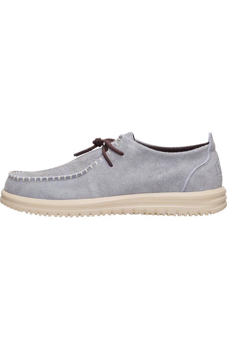 Hey Dude Wally NXT Moc Toe Lace-Up, Alternate, color, Grey
