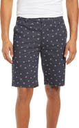 AG Griffin Geo Print Flat Front Shorts