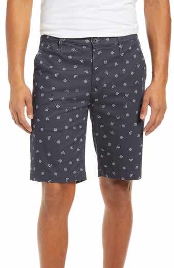 AG Griffin Geo Print Flat Front Shorts