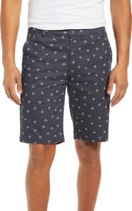 AG Griffin Geo Print Flat Front Shorts
