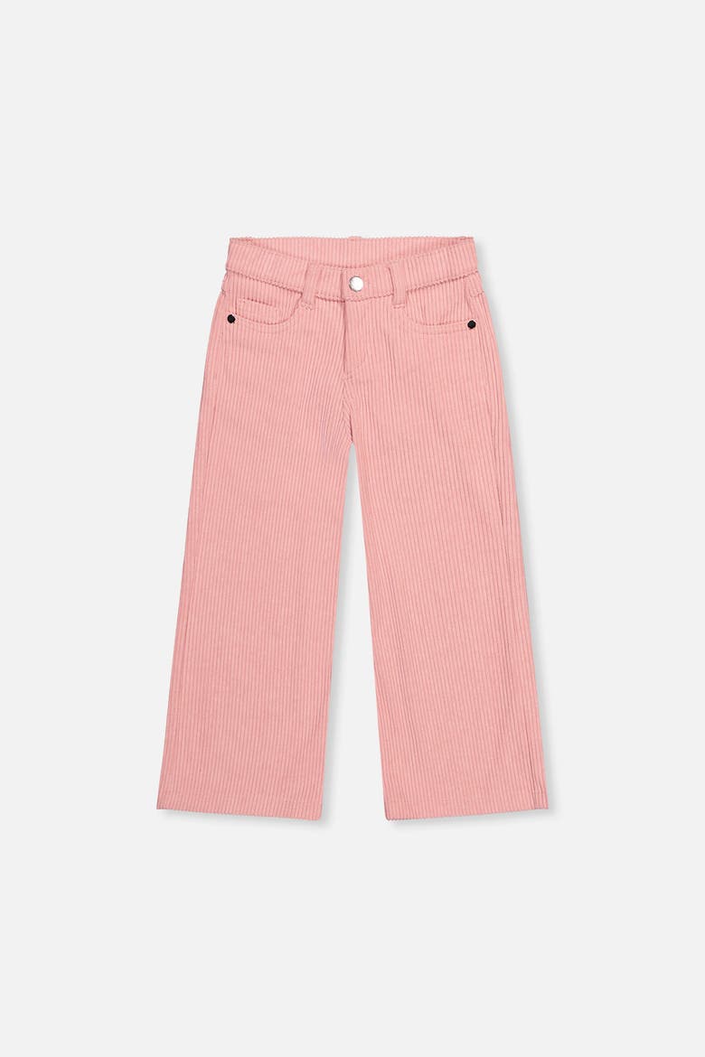 Stretch Corduroy 5-Pocket Wide Leg Pants, Main, color, Pink